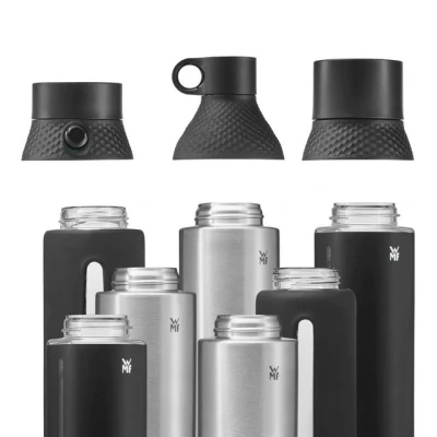 Abbildung von WMF Waterkant Iso2Go Trinkflasche Edelstahl 750ml, Teeflasche, Thermosflasche, Isolierflasche, Kohlensäure geeignet, Drehverschluss, auslaufsicher