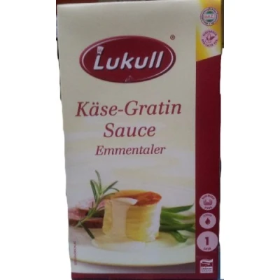 Abbildung von Lukull Käse Gratin Sauce (1 l Packung)
