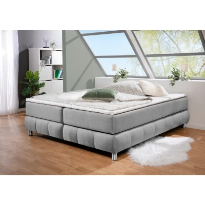 Abbildung von andas Boxspringbett &quot;Salo&quot;, Ohne Kopfteil, inkl. Topper, auch in Überlänge 220 cm