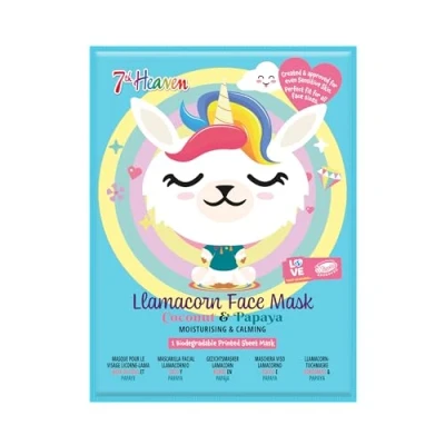 Abbildung von MONTAGNE JEUNESSE 7TH HEAVEN Beruhigende Stoffmaske mit Flamacorn