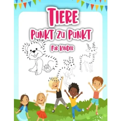 Abbildung von Tiere Punkt zu Buch für kinder: zahlen verbinden kinder ab 4 8