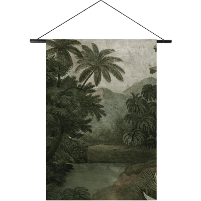 Abbildung von Art for the home Kunstdruck &quot;Dschungel&quot;, (1 St.), Textilposter 80x60cm