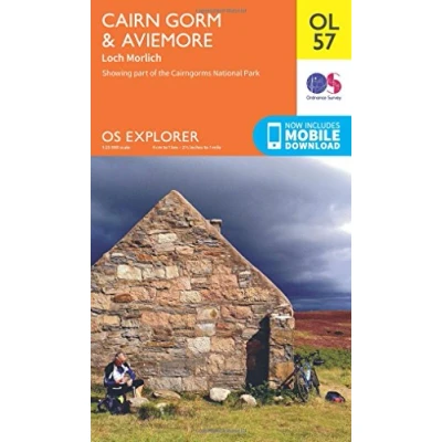 Abbildung von Cairn Gorm &amp; Aviemore, Loch Morlich (OS Explorer Map)