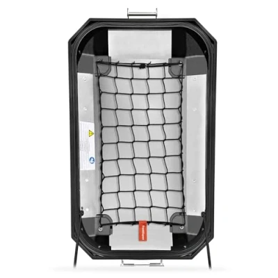 Abbildung von TrunkExpert Kappa K&#039;Mission Kofferraumnetz Seitenkoffer Netz Motorradkoffer Gepäcknetz Kofferraum Netztasche Schwarz 36 l