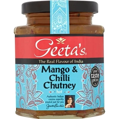 Abbildung von Geeta ist Mango &amp; Chilli Chutney (300 g) Packung mit 6