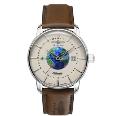 Abbildung von ZEPPELIN Automatikuhr Atlantic, Armbanduhr, Herrenuhr, Made in Germany, Mechanische Uhr, analog, Tag