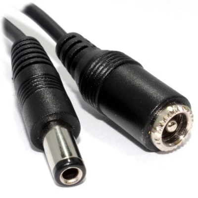 Abbildung von 5,5 x 2,5 mm DC Strom Stecker Zum Buchse Videoüberwachung CCTV Verlängerung Anschlusskabel Kabel 3 m [3 Meter/3m]