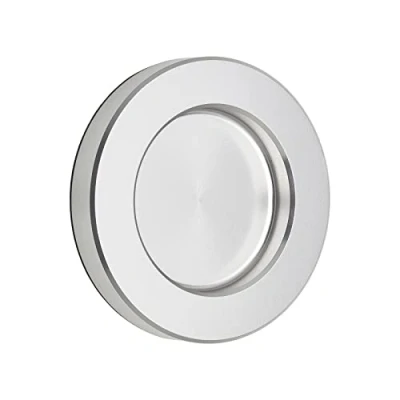 Abbildung von SO TECH® Türgriff Schiebetürgriff TEYO selbstklebend (3M VHB), Edelstahloptik Ø 70 x 10 mm für Glas Türen &amp; Zimmertüren