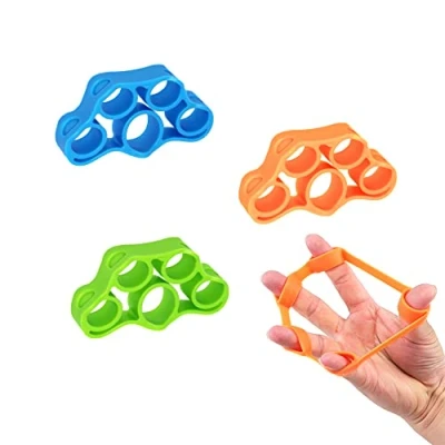 Abbildung von CORTNEY Fingertrainer 3 Stück, Handgriff Stärkungsband, Unterarmtrainer, Handstärkungsband für Fingerstreckbänder Muskeltraining, Stressabbau, Klettern und Wiederherstellung von Verletzungen