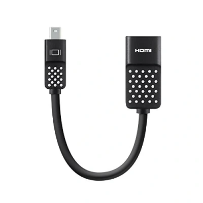 Abbildung von Belkin Mini DisplayPort /HDTV Adapter, Schwarz