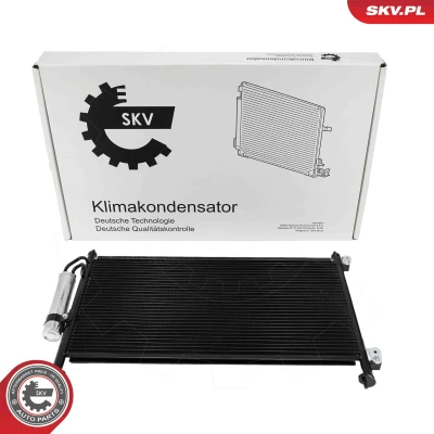 Abbildung von ESEN SKV 86SKV092 Klimakondensator mit Trockner Aluminium 640mm HONDA: CIVIC 8 Hatchback