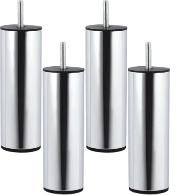 Abbildung von SO TECH® Möbelfuß 4er Set UNIFORM Ø 50 / H 150 mm Chrom poliert, Schrankfüße Sofafüße Bettfüße