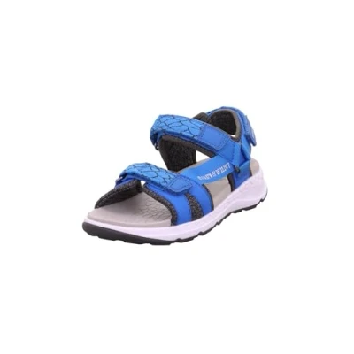 Abbildung von Superfit Jungen Criss Cross Sandale, Blau Grau 8020, 31 EU