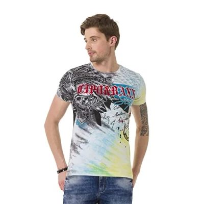Abbildung von Cipo &amp; Baxx Tshirt print für Kinder, Größe: Large, Blue