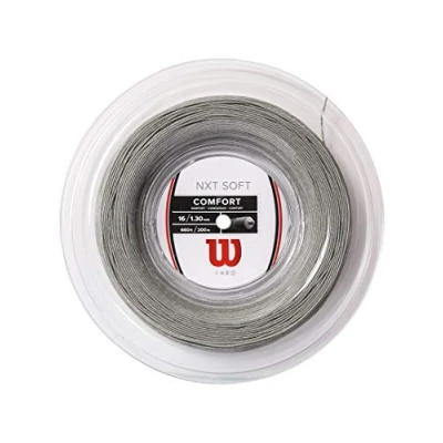 Abbildung von Wilson Tennissaite NXT Soft 16, Für Tennisschläger, Durchmesser: 1,30 mm, 200 m, Silber, WR830520316