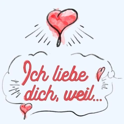 Abbildung von Ich liebe dich, weil...: Buch zum Ausfüllen, Eintragen und Verschenken romantisches Geschenk für Paare, Partnerin, Partner, Freundin, Freund