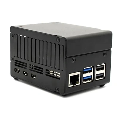 Abbildung von KKSB Cases Case for Raspberry Pi 5 with Space Hats, Add on Boards, Cooler, and NVMe Hats