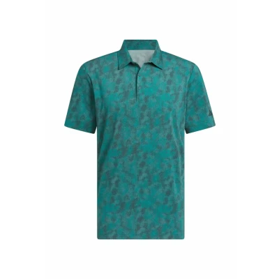 Abbildung von adidas Performance Textured Poloshirt Pure teal aurora ivy, Herren, Größe: XS, ivy
