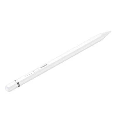 Abbildung von Baseus Tablet Tool Pen Smooth Writing 2 with LED Indicator + Active Replaceable Tip for iPad, USB A to Lightning Cable, White (P80015806211 02)
