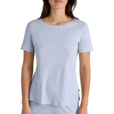 Abbildung von Calida Favourites Nachtwäsche Shirt, Damen, Größe: 40/42, Harmony blue