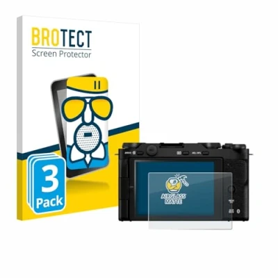 Abbildung von BROTECT Entspiegelungs Schutzglas für Fujifilm X M5 (3 Stück) Schutz Folie Panzerfolie Glas Matt [Extrem Kratzfest 9H, Anti Reflex]