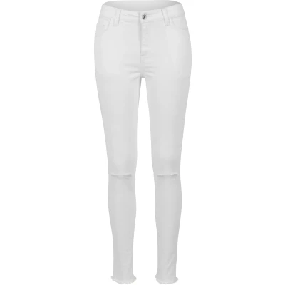 Abbildung von Urban Classics Jeans Skinny Fit, Damen, Größe: XL, White