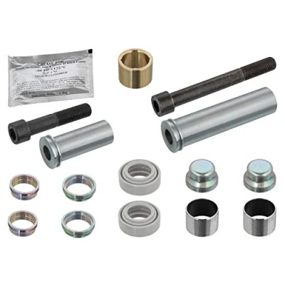 Abbildung von FEBI BILSTEIN 107226 Bremssattel Reparatursatz Vorderachse, Hinterachse mit Bremssattelschrauben, Führungshülse Fett MAN: TGX, F 2000