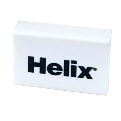 Abbildung von Helix Economy Bleistift Radiergummi weiß ref Y92040 (Box Of 20)