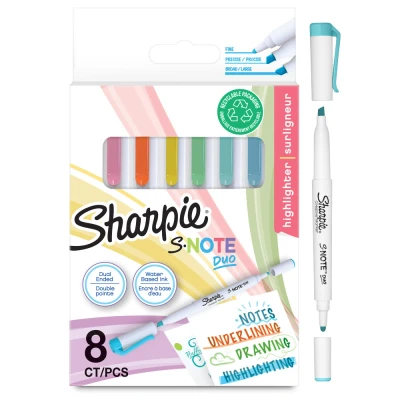 Abbildung von Sharpie S Note Duo Assorted Farben 8pc