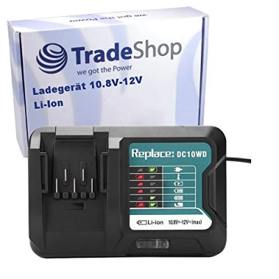 Abbildung von Akku Ladegerät Ladestation 10,8V 12V Li Ion kompatibel mit Makita JV102DSAE JV102DSAJ JV102DSMJ JV102DWAE JV102DWYE JV102DY1J JV102DZ JV102DZJ JV103
