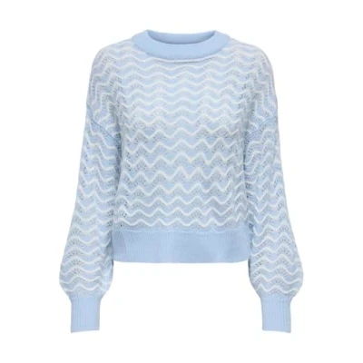 Abbildung von JDY RITA Structure Strickpullover, Damen, Größe: XS, Kentucky blue