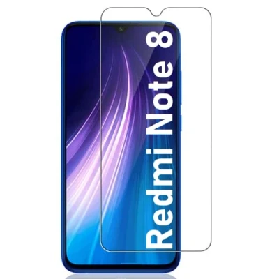 Abbildung von Cracksin Panzerfolie kompatibel mit Xiaomi Redmi Note 8 [2 Stück] Displayschutzfolie,Schutzfolie [kein Glas] 9H Glas Folie,100% Fingerabdrucksensor Nano