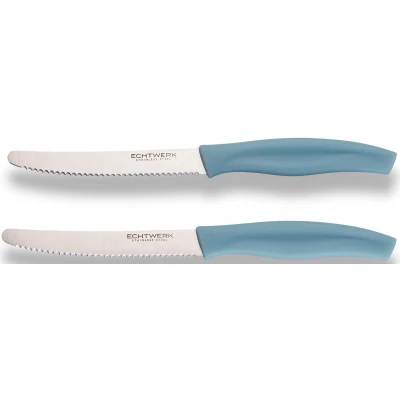 Abbildung von ECHTWERK Besteck Set &quot;(Brötchenmesser)&quot;, (Set, 2 tlg.), Wellenschliff, ergonomischer Griff aus Kunststoff