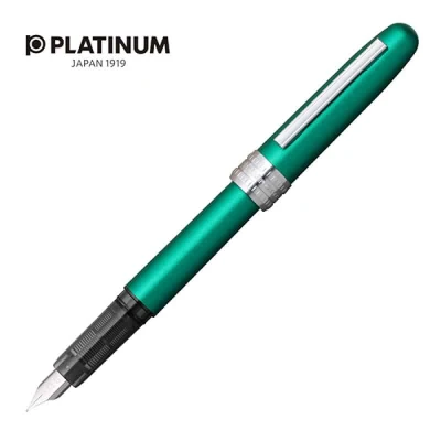 Abbildung von PLATINUM Plaisir PGB 1500#45 Füllfederhalter/Federstärken: M Medium Mittlere/Farbe: Teal Green/Grün/Handgefertigt/mit Geschenkbox/Füllhalter