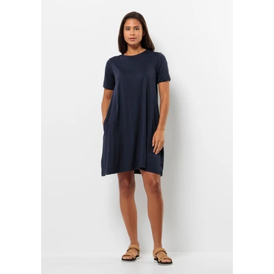 Abbildung von Jack Wolfskin Travel Jerseykleid, Damen, Größe: Small, Night blue