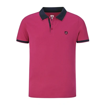 Abbildung von Jan Vanderstorm Poloshirt LAVRANS aus luftigem Baumwollpikee