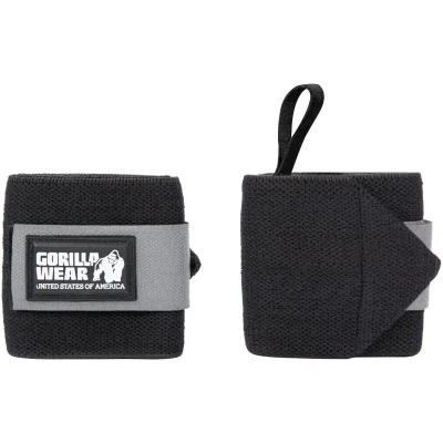 Abbildung von Gorilla Wear Wrist Wraps Basic schwarz Bodybuilding und Fitness Accessoire, Einheitsgröße