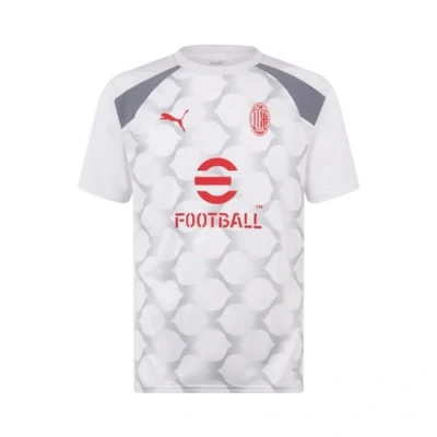 Abbildung von Puma AC Milan Prematch SS Vereinsmannschaften, Herren, Größe: Large, White gray tile