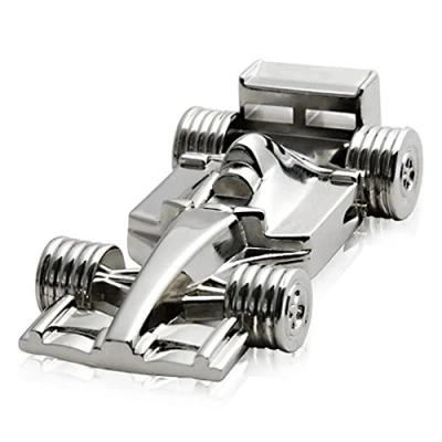 Abbildung von Ulticool Rennwagen 8 GB USB Auto Flash Pen Drive Race Car Memory Stick Daten Aufbewahrung Speicherstick Silberfarben Silber Metall