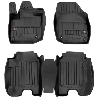 Abbildung von M MOTOS Gummimatten Auto Fussmatte passt für Honda Civic IX 2011 2016 Verbessern Sie Ihren Reisekomfort mit Antirutschmatte 3D Allwetter fußmatten Auto, Schutz vor Verschmutzung