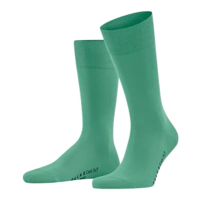 Abbildung von FALKE Herren Socken Cool 24/7 M So Baumwolle einfarbig 1 Paar, Türkis Ocean Green 7506, 43 44