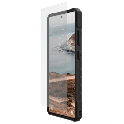 Abbildung von Samsung Galaxy S25 Ultra Panzerglas UAG Shield Plus Screenprotector Displayschutz aus gehärtetem Glas für das