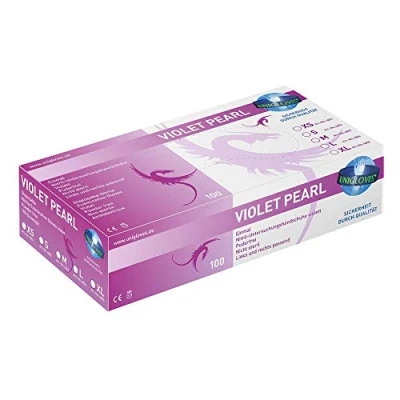 Abbildung von Violet Pearl Nitril Gr. M 100 Handschuhe