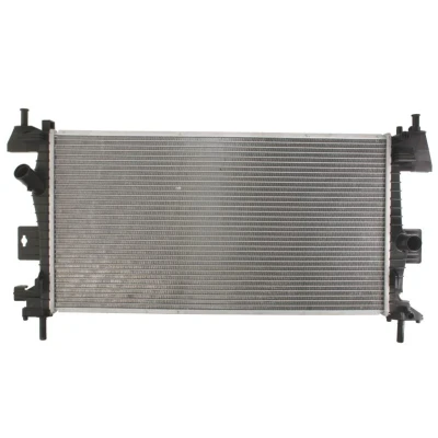 Abbildung von THERMOTEC D7G031TT Kühler, Motorkühlung Aluminium für Fahrzeuge mit/ohne Klimaanlage 670 349 16 Schaltgetriebe Kühlrippen gelötet FORD: FOCUS 3