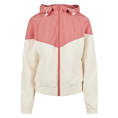 Abbildung von Urban Classics Arrow Windbreaker, Damen, Größe: 5XL, Palepink/whitesand