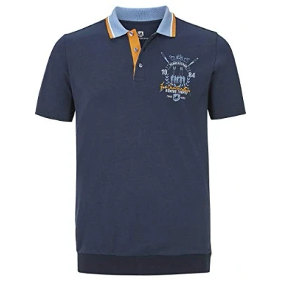Abbildung von Jan Vanderstorm Orvar Poloshirt, Herren, Größe: 4XL, Dunkelblau