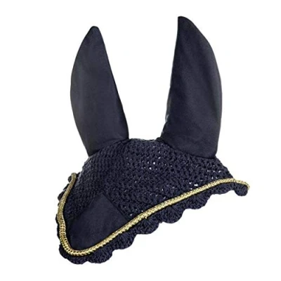 Abbildung von HKM 33876972 Fliegenhaube, L, dunkelblau/gold