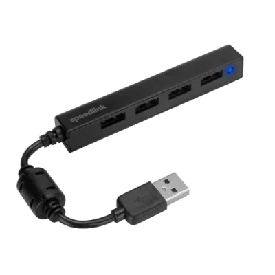 Abbildung von SpeedLink USB Verteiler Snappy Slim 4 Port 2.0 Hub Schwarz