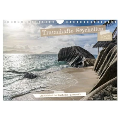 Abbildung von Traumhafte Seychellen (Wandkalender 2025 DIN A4 quer), CALVENDO Monatskalender
