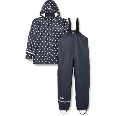 Abbildung von CareTec Baby und Kinder Regenjacke Regenhose im Set, Dark Navy (778), 140